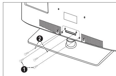 SAMSUNG LN40B610 - Installation du support - 2