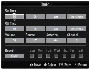 SAMSUNG LN40B610 - Sleep Timer - 1