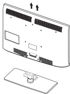 SAMSUNG LN40B610 - Retrait du support - 2