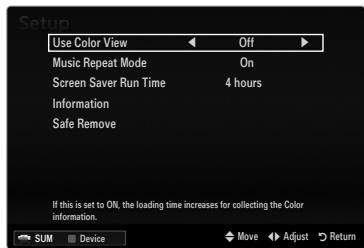 SAMSUNG LN40B610 - Using the Setup Menu - 2