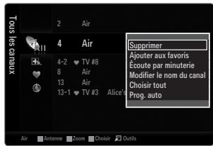 SAMSUNG LN40B610 - Ajouter / supprimer - 1