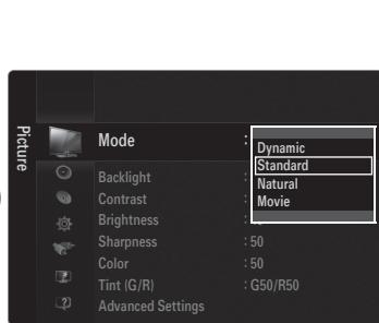 SAMSUNG LN40B630 - Configuring the Picture Menu - 4