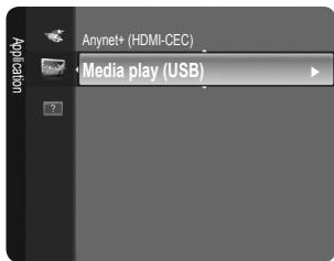 SAMSUNG LN46B550K1F - Using the Media Play (USB) Function - 1