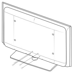 SAMSUNG LN46B550K1F - Retrait du support - 1
