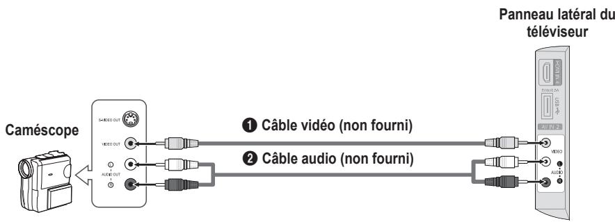 SAMSUNG LN46B550K1F - Utilisation d'un câble vidéo - 1
