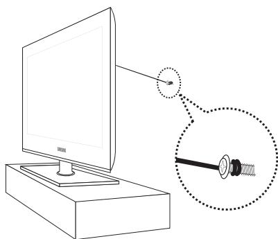 SAMSUNG LN46B550K1F - ■ To prevent the TV from falling: - 3