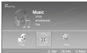 SAMSUNG LN46B550K1F - La liste MP3 - 1