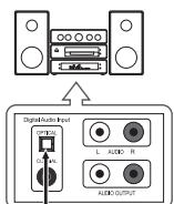 SAMSUNG LN46B550K1F - Connexion d'une chaîne audio numérique - 1