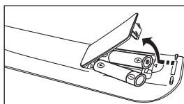 SAMSUNG LN46B550K1F - Installing Batteries in the Remote Control - 1