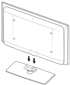 SAMSUNG LN46B550K1F - Installing the Stand - 1