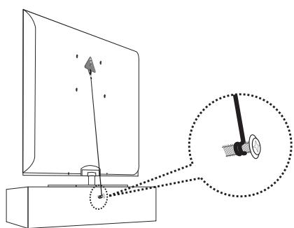 SAMSUNG LN46B550K1F - Pour éviter que le téléviseur ne tombe : - 2