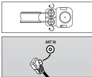 SAMSUNG LN46B550K1F - Antennas with 300 Ω Flat Twin Leads - 1