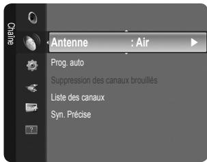 SAMSUNG LN46B550K1F - Antenne → Air / Câble - 1