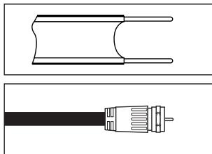 SAMSUNG LN46B550K1F - Connexion d'antennes VHF et UHF - 1
