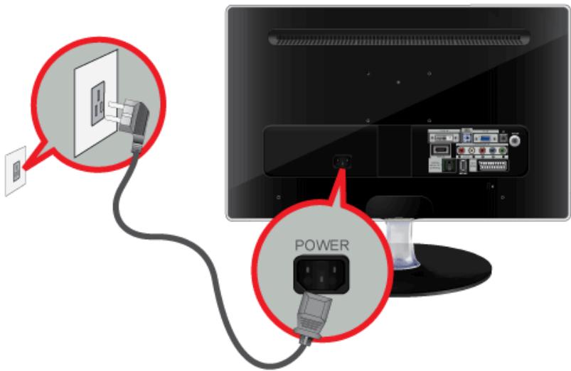 SAMSUNG P2770HD - Montage d'un kit de fixation murale/support de bureau (non fourni) - 5