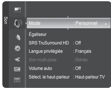 SAMSUNG PN42B430P2D - SRS Trusurround HD off / on - 1