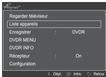 SAMSUNG PN42B430P2D - Balayage et permutation entre les appareils Anynet+ - 1