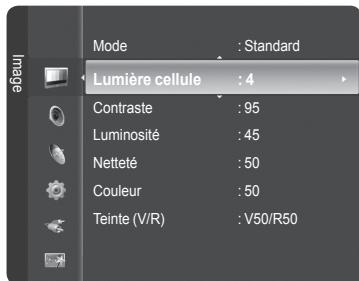 SAMSUNG PN42B430P2D - Lumière cellule/contraste/luminosité/netteté/couleur/teinte (V/R) - 3