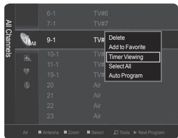 SAMSUNG PN50B850Y1F - Timer Viewing - 4