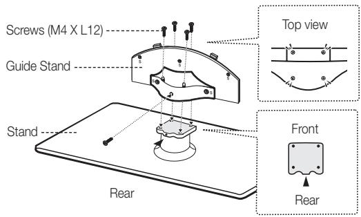 SAMSUNG PN50C6400 - Install the Stand - 4