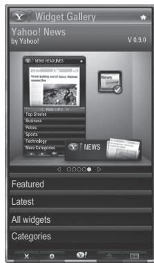 SAMSUNG PN50C6400 - Widget Gallery - 1