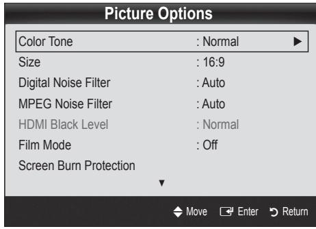 SAMSUNG PN50C6400 - Picture Options - 3