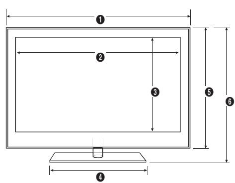 SAMSUNG PN50C6400 - Front view / Side view - 1