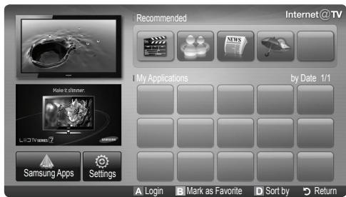 SAMSUNG PN50C6400 - Getting Started with Internet@TV - 3