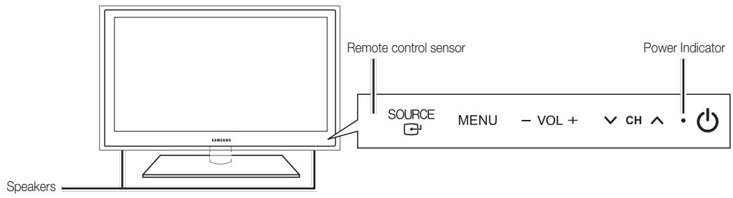 SAMSUNG PN50C6400 - Viewing the Control Panel - 1