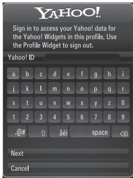 SAMSUNG PN58B850Y1F - Using the Profile Widget - 5