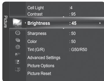 SAMSUNG PN58B850Y1F - ■ Adjusting the Brightness to 80 - 3