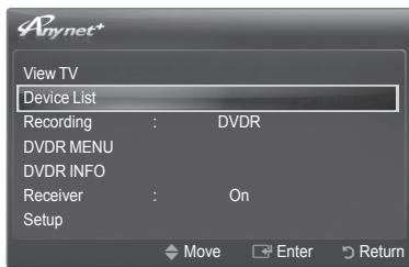 SAMSUNG PN58B850Y1F - Switching between Anynet ^+ Devices - 1