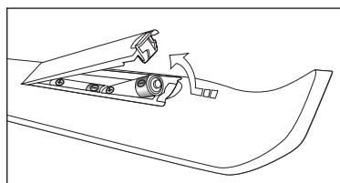 SAMSUNG PN58B850Y1F - □ Installing Batteries in the Remote Control - 1
