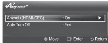 SAMSUNG PN58B850Y1F - ■ Auto Turn Off → No / Yes - 2