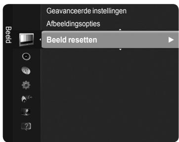 Geavanceerde instellingen Afbeeldingsopties Beeld resetten