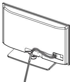 SAMSUNG PS50B550T4W - Assembling the Cables - 1