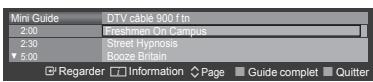 Mini Guide 2:00 2:30 5:00 DTV câblé 900 f tn Freshmen On Campus Street Hypnosis Booze Britain Regarder Information Page Guide complet Quitter