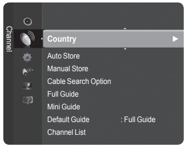 Country Auto Store Manual Store Cable Search Option Full Guide Mini Guide Default Guide : Full Guide Channel List