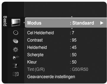SAMSUNG PS50B550T4W - Cel Helderheid / Contrast / Helderheid / Scherpte / Kleur / Tint (G/R) - 1