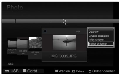 Photo 4/6 Diashow Gruppe abspielen Informationen Sicher entfernen IMG_0335.JPG IMG_0346.JPG IMG_0349.JPG IMG_0335.JPG USB USB Gerät Wahlen Extras Ordner darüber