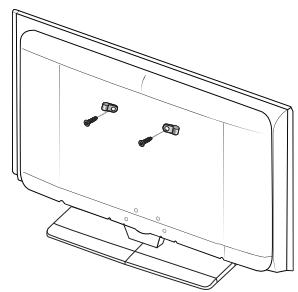 SAMSUNG PS50B550T4W - Preparação antes da instalação do suporte de montagem na parede - 4