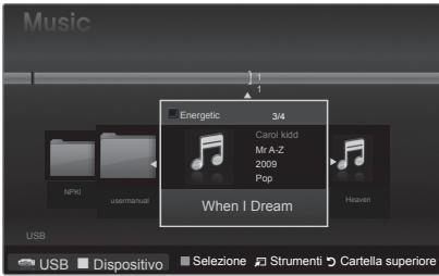 Music Energetic 3/4 Carol kidd Mr A-Z 2009 Pop When I Dream NPKI usermanual Heaven USB USB Dispositivo Selezione Strumenti Cartella superiore