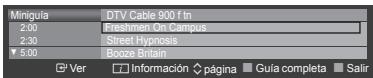 Minigula 2:00 2:30 5:00 DTV Cable 900 f tn Freshmen On Campus Street Hypnosis Booze Britain Ver Información página Guía completa Salir