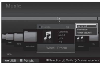 Music 1 1 Energetic 3/4 Carol kidd Mr A-Z 2009 Pop When I Dream I're go act. Information Retrait sécurisé Heaven Sky USB USB Périph. Sélection Outils Dossier supérieur
