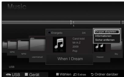 Music 1 1 Energetic 3/4 Carol kidd Mr A Z 2009 Pop Gruppe abspeiten Informationen Sicher entfernen NPKI NPKO usermanual When I Dream Heaven Sky USB USB Gerät Wahlen Extras Orderner darüber