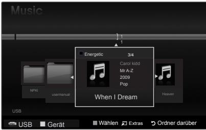Music Energetic 3/4 Carol kidd Mr A-Z 2009 Pop When I Dream NPKI usermanual Heaven USB USB Gerät Wahlen Extras Order darüber