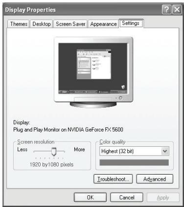SAMSUNG PS50B550T4W - ☐ Configurar o software do PC (com base no Windows XP) - 1