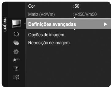 Cor : 50 Matiz (Vd/Vm) : Vd50/Vm50 Definições avançadas Opções de imagem Reposição de imagem