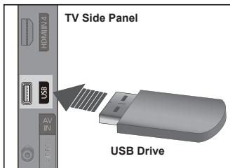 TV Side Panel HDMI 4 SBU AVIN USB Drive