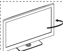 SAMSUNG PS50B560T7P - Using the Stand-Base - 1